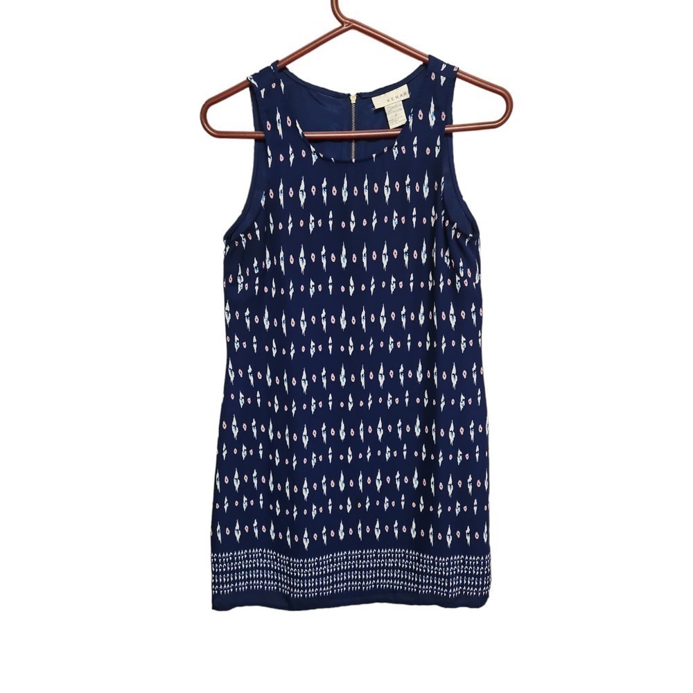 Kenar Women's Navy Blue Shift Dress‎ Sz 2